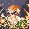 Bakugo icon/pixelart