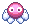 Ball walking icon/pixelart