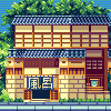Bathhouse icon/pixelart