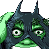 Bat-Hulk icon/pixelart
