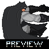 Batman hit icon/pixelart