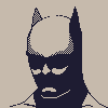 The Batman icon/pixelart