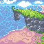 Beach icon/pixelart