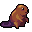 Beaver Sprite icon/pixelart