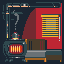 Bedroom icon/pixelart