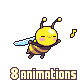 Bee Kappamon Animations icon/pixelart