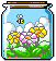 Bee Blob In A Jar icon/pixelart