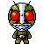 Masked rider the first Hopper 2!! icon/pixelart