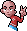 Bighead groovy icon/pixelart