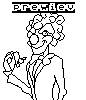 clown icon/pixelart