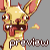 Binary Dog icon/pixelart