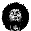 Black Power icon/pixelart