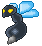 Black Wasp icon/pixelart