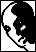 Black and White icon/pixelart