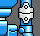 Blu Bot icon/pixelart