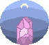 Crystal Moon icon/pixelart
