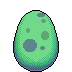 green-egg icon/pixelart