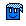 Blue Emoticons icon/pixelart
