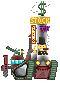 Battle Mine - Capitalism icon/pixelart