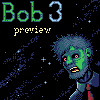 Bob 3 in space icon/pixelart