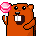 Beaver posos icon/pixelart