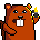 Beaver cry icon/pixelart
