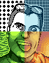 Self-portrait icon/pixelart