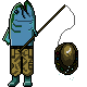 Hatfish icon/pixelart