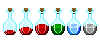Bottles icon/pixelart
