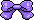 Purple Bow icon/pixelart