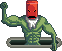 Square Head icon/pixelart