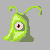 Brainslug avatar with animation icon/pixelart