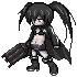 Black Rock Shooter icon/pixelart