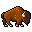 Let's go, Buffalo icon/pixelart