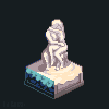 The kiss icon/pixelart