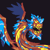 Crystal Dragon icon/pixelart