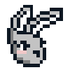 Rabbit Sprite - Idle icon/pixelart
