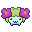 Bush Flower Character  icon/pixelart