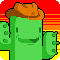 Cactus Cowboy icon/pixelart