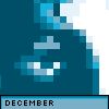 December: Snow Queen icon/pixelart