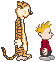 Platform Calvin and Hobbes icon/pixelart