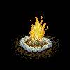 Campfire icon/pixelart
