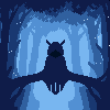 Owl icon/pixelart