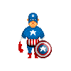 Fat.Captain America icon/pixelart