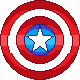 Captain America's shield icon/pixelart