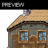 Cardbord slum icon/pixelart