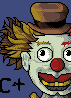 crazy Clown icon/pixelart