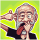 George Carlin icon/pixelart