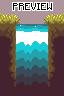 Hilltop zone act 2 icon/pixelart