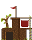 Fortress icon/pixelart